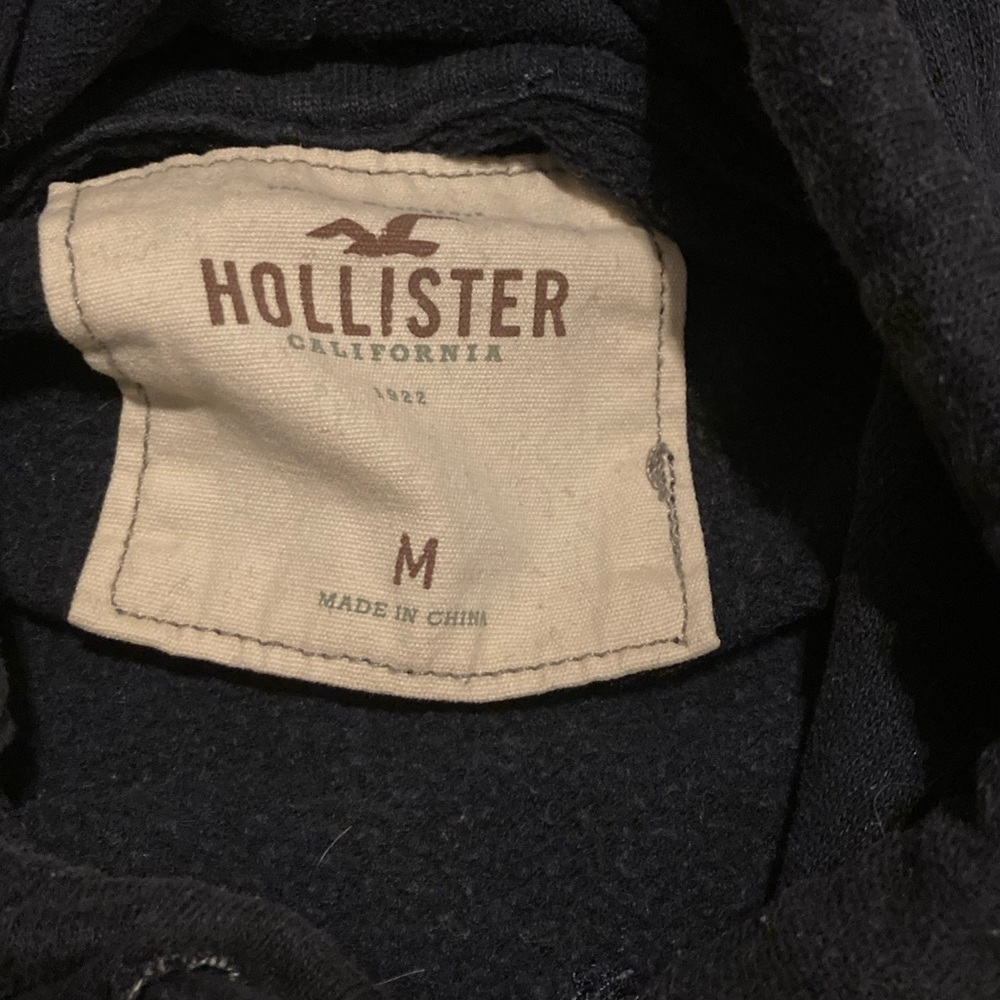 Navy Hollister Hoodie - Picture 3 of 3